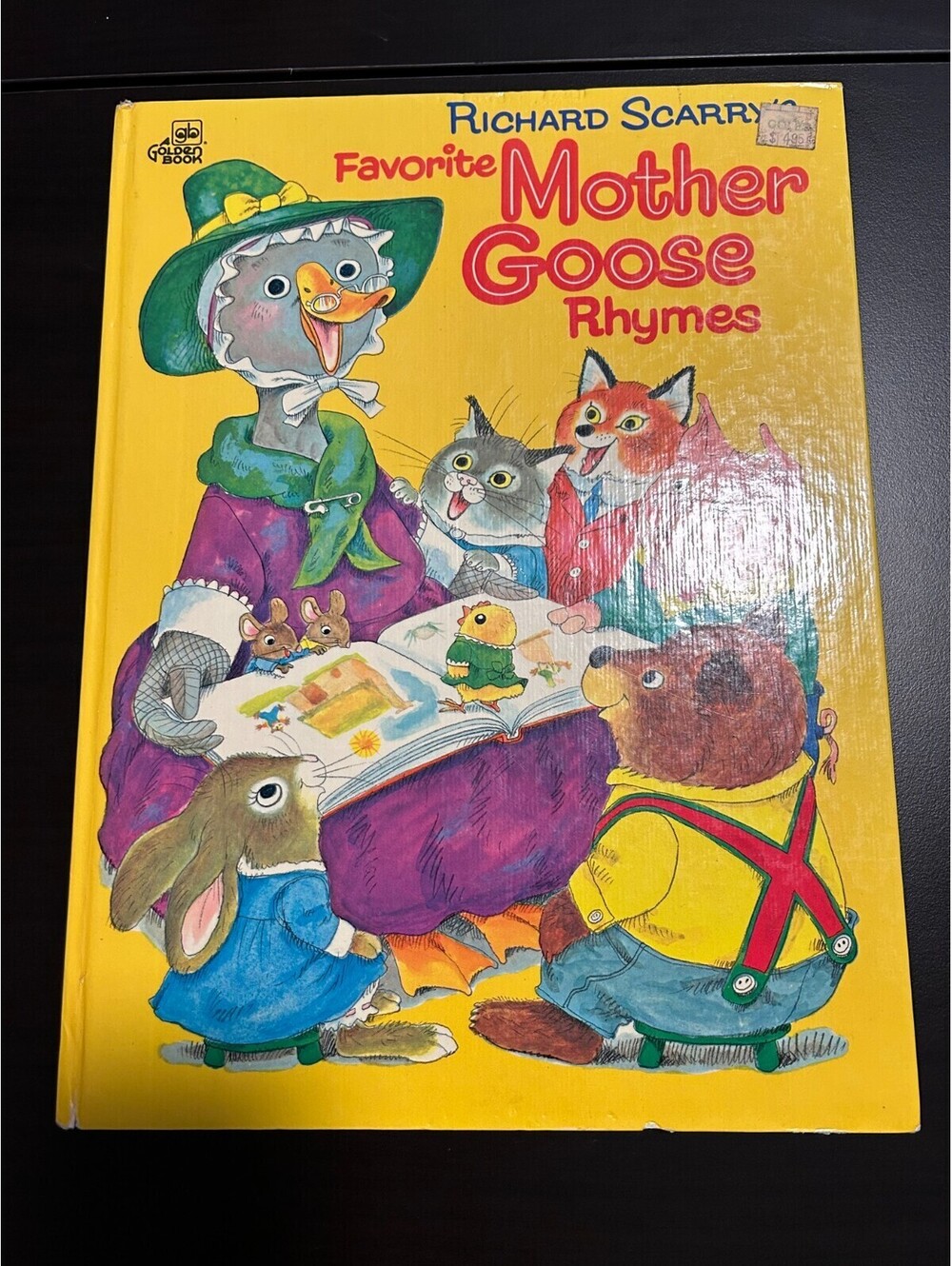 Vintage 1976 Edition Richard Scarry's Favorite Mother Goose Rhymes Hardcover